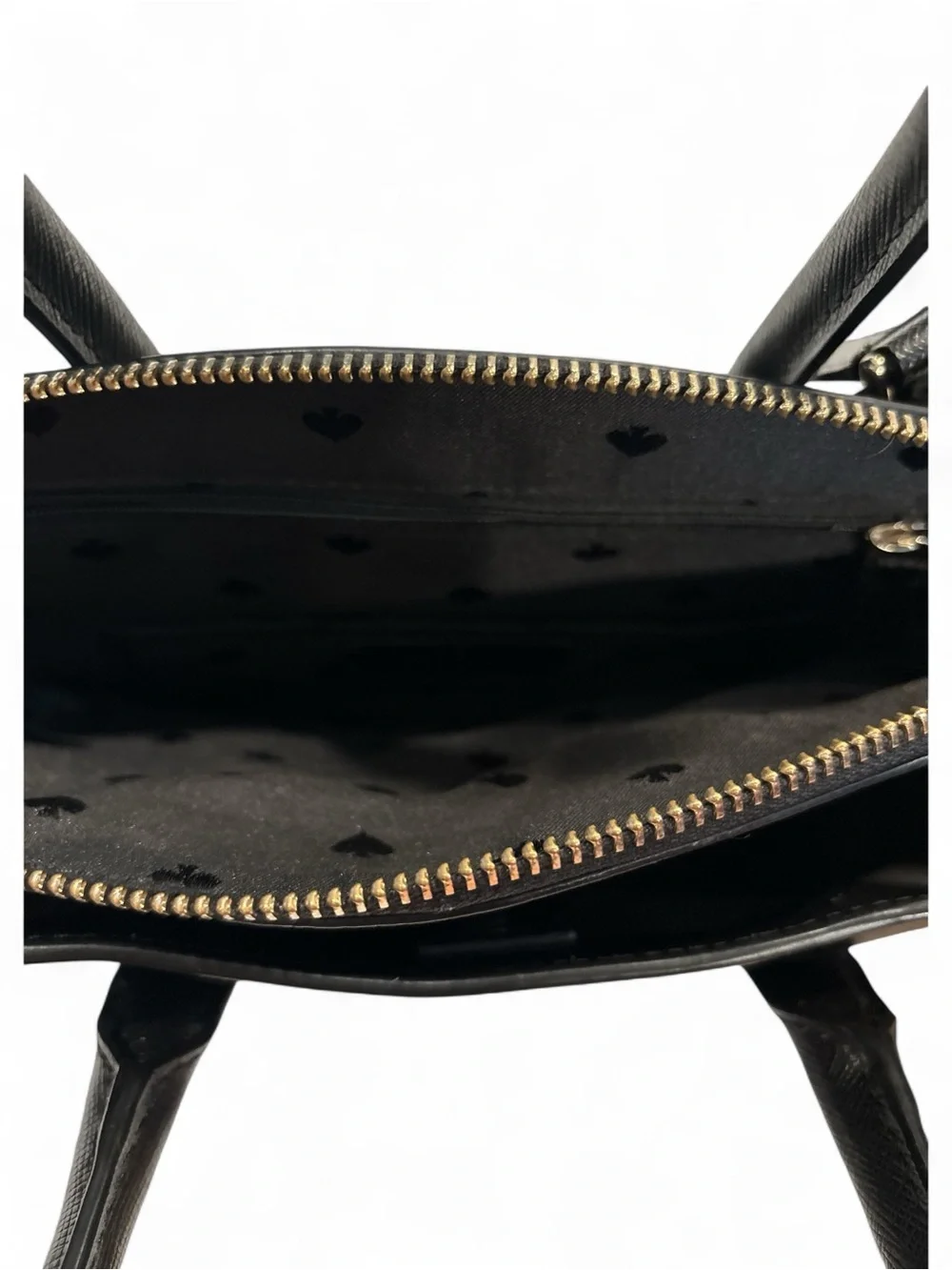 kate spade New York Rory Medium Satchel in Black Saffiano Leather